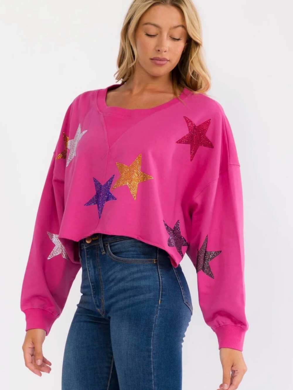 You're a Star, Baby! - Cropped Sweatshirt ⭐️ - Picture 3 of 4